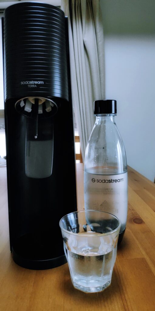 私の家のsodastream テラ