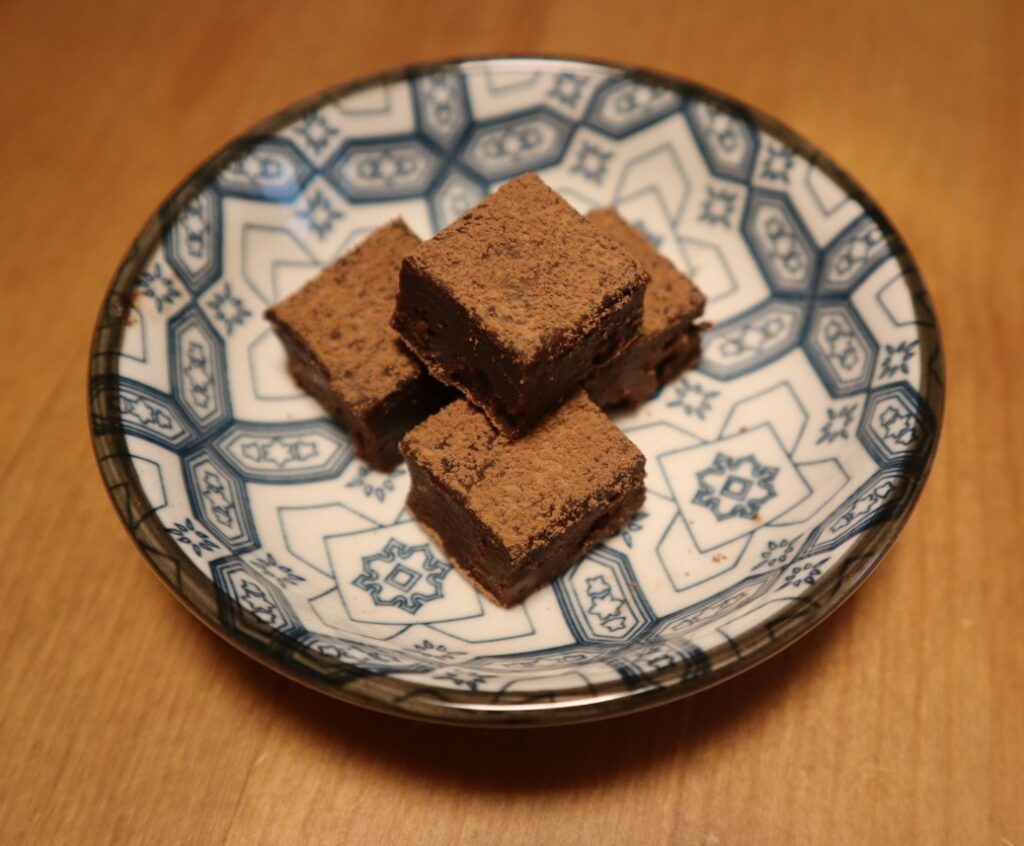 もっとクックで作った生チョコ